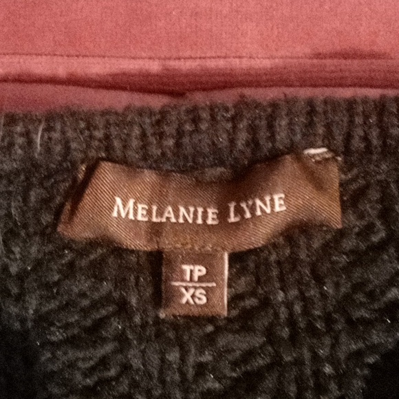 Sparkling knitted sweater XS Black Melanie Lyne - Picture 2 of 2